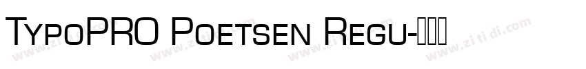 TypoPRO Poetsen Regu字体转换